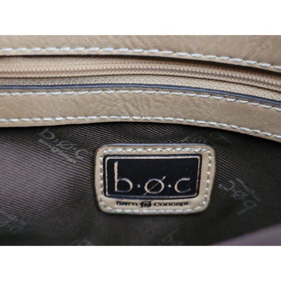 NWT BOC Born Concepts Botanica Crobo Floral Embossed Leather Shoulder Bag - Picture 3 of 10